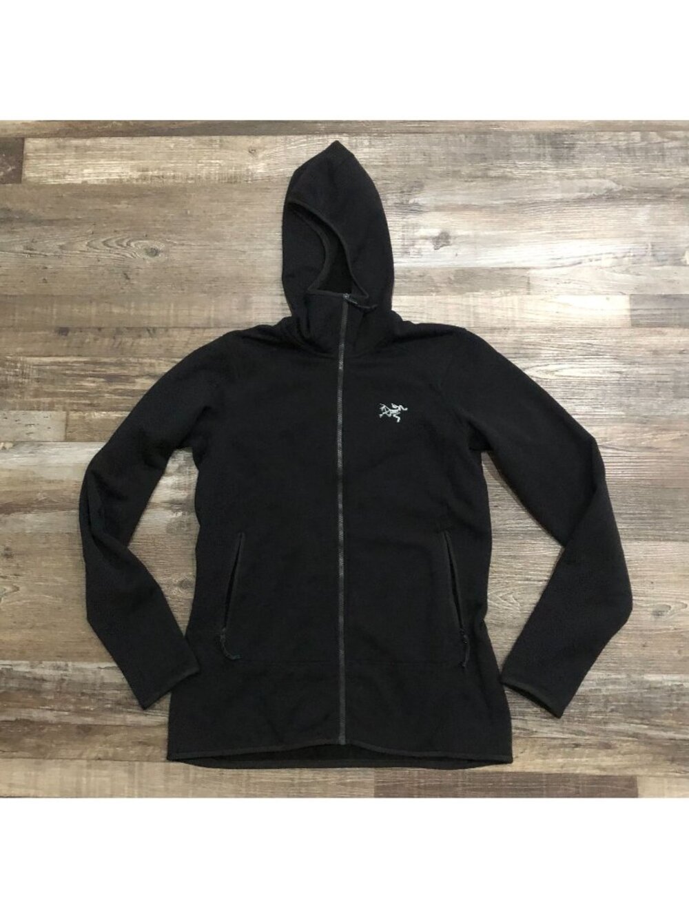 Arc'teryx Kyanite Hoodie Womens Medium Black 1/4 Zip Casual Outerwear Utility